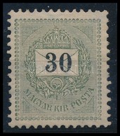 ** 1889 30kr Electrotyp 12 : 11 3/4 Fogazással, Luxus Darab (13.000) - Other & Unclassified