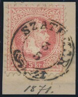 1867 5kr 'SZATHMÁR' (Gudlin 400 Pont) - Otros & Sin Clasificación