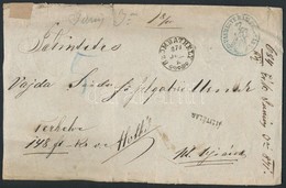 1871 Ex Offo Pénzeslevél 'SZOMBATHELY' (E 3.25) (Gudlin 500 Pont) - Other & Unclassified