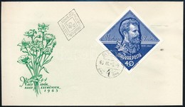 1963 Markovits István Vágott Bélyeg FDC-n - Autres & Non Classés