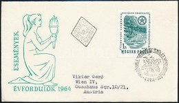 1964 Évfordulók (II.) Országos Erdészeti Egyesület Vágott Bélyeg FDC-n - Altri & Non Classificati