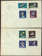 1964 Az űrkutatás Eredményei (I.) Vágott Sor 2db FDC-n (3.500) - Altri & Non Classificati