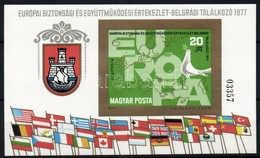 O 1977 Európa Belgrád Vágott Blokk (5.000) - Sonstige & Ohne Zuordnung
