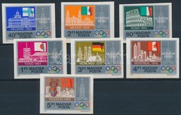 ** 1979 Olimpiai Városok Vágott Sor (4.500) (rozsda / Stain) - Sonstige & Ohne Zuordnung