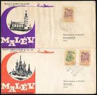 17 Db MALÉV Első Repülés Levél Az 1960-as évekből - Sonstige & Ohne Zuordnung