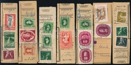 40 Db Csomagszállító Szelvény 1946-1949 érdekes Bérmentesítésekkel - Sonstige & Ohne Zuordnung