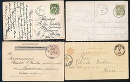 1882-1916 Bélyegzések Krajcáros és Turul Bélyegekeln 10 Db Küldeményen + 7 Db Kivágáson - Sonstige & Ohne Zuordnung