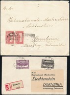 1928-1930 Két Levél Dornbirn-ba Küldve - Sonstige & Ohne Zuordnung