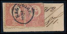 1871 2 X Kőnyomat  5kr Hibás Bélyeg Kivágáson 'NAGY-DOROG' - Altri & Non Classificati