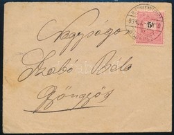 1893 Levél 'M.SZIGET-MISKOLCZ-BUDAPEST' Mozgóposta Bélyegzéssel - Otros & Sin Clasificación