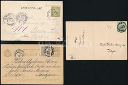 1900-1913 3 Db Küldemény Turul Bélyegekkel Bérmentesítve - Sonstige & Ohne Zuordnung
