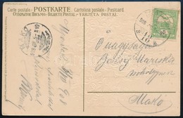 1908 Képeslap 'ZIMONY-BUDAPEST' Mozgóposta Bélyegzéssel - Autres & Non Classés