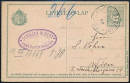 1915 5f Díjjegyes Levelezőlap 'GYŐR-EBENFURT' Mozgóposta Bélyegzéssel - Sonstige & Ohne Zuordnung