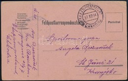 1916 Tábori Posta Levelezőlap 'K.u.K. BAUKOMPAGNIE 21/97' + 'EP SCHKODRA B' - Sonstige & Ohne Zuordnung