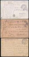 1917-1918 6 Db Tábori Posta Küldemény, Közte 4 Lengyel és Ukrán Hadszintérről - Sonstige & Ohne Zuordnung