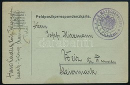 1915 Képeslap  / Postcard 'K.u.k. Matrosenkorps 7. Kompagnie' - Sonstige & Ohne Zuordnung