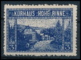 * 1923 Hohe Rinne 3f - Autres & Non Classés