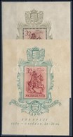 ** 1939 Bethlen Blokkpár (10.000) (a Vágott Blokkon Rozsda / Stain On Imperforate Block) - Sonstige & Ohne Zuordnung