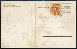 1935 Képeslap 'KESZTHELY-SOMOGYSZOB' Mozgóposta Bélyegzéssel - Other & Unclassified