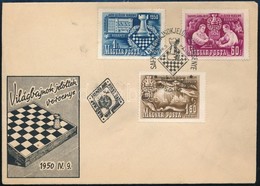 1950 Sakk Sor FDC-n - Sonstige & Ohne Zuordnung