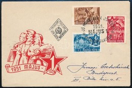 1951 Május 1. Sor FDC-n - Sonstige & Ohne Zuordnung