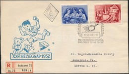 1952 Bélyegnap Ajánlott FDC - Other & Unclassified