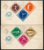 1952 Olimpia Sor 2 Db FDC-n - Autres & Non Classés