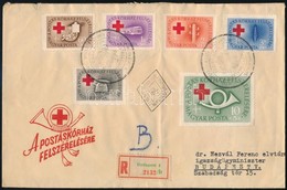 1957 Postáskórház Sor Ajánlott FDC-n - Sonstige & Ohne Zuordnung