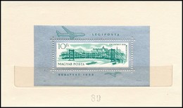 ** 1964 Erzsébet Híd Számozott Ajándék Album Az építőknek '89' Sorszámmal, Benne A Sor és A Blokk, Hozzá Meghívó A Híd á - Sonstige & Ohne Zuordnung