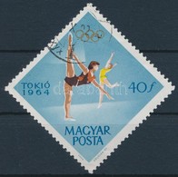 O 196Tókiói Olimpia 40f, Jobbra Tolódott Barna Színnyomat - Sonstige & Ohne Zuordnung