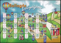 ** 2007 Ballagás Bélyegem (IV.) - Hőlégballon Promóciós Teljes ív (7.000) - Sonstige & Ohne Zuordnung