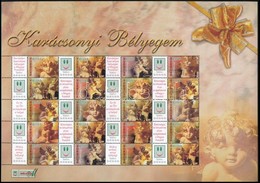 ** 2007 Karácsonyi Bélyegem (II.) - Angyalkák Promóciós Teljes ív (7.000) - Sonstige & Ohne Zuordnung