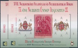 ** 2013 XVII. Nemzetközi Filatéliai és Numizmatikai Börze Fogazott Emlékív Pár - Sonstige & Ohne Zuordnung