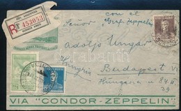 1932 Zeppelin Levél Budapestre - Other & Unclassified