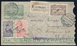 1932 Zeppelin Levél Budapestre - Other & Unclassified