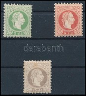 * 1867 3sld, 5sld, 25sld Finom Nyomatú Vízjeles Bélyegek - Altri & Non Classificati