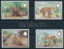 ** 1983 WWF Jaguár Sor,
WWF Jaguar Set
Mi 719-722 - Other & Unclassified