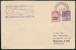 1933 Zeppelin Levél Münchenbe - Other & Unclassified