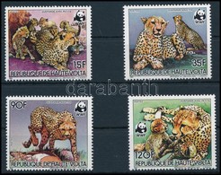 ** 1984 WWF Gepárdok Sor,
WWF Cheetah Set
Mi 957-960 - Altri & Non Classificati