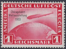 ** 1933 Chicagofahrt 1M Mi 496 (1 Rövid Fog Bal Oldalon / Short Perf On The Left) (Mi EUR 3.400.-) - Sonstige & Ohne Zuordnung