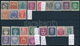 ** * 1941-1942 24 Klf Bélyeg, Közte 2 Db Komplett Sor (EUR 60.00) - Sonstige & Ohne Zuordnung