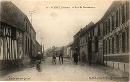 CPA ACHEUX - Rue De Louvencourt (295479) - Acheux En Amienois
