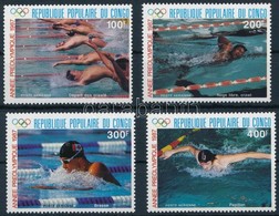 ** 1987 Olimpia, úszás Sor,
Olympics, Swimming Set
Mi 1076-1079 - Autres & Non Classés