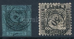 O 1858-1862 Mi 8 + 17 (Mi EUR 55,-) - Sonstige & Ohne Zuordnung