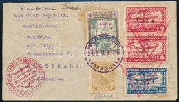 1934 Zeppelin Levél Stuttgartba - Other & Unclassified