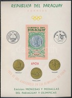 ** 1965 Tokiói Olimpia; érmék Blokk Mi 67 II - Autres & Non Classés