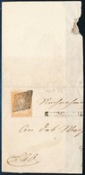 1856 20Rp Levéldarabon 'KRUMMENAU'. Certificate: Marchand - Other & Unclassified