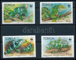 ** 1990 WWF Iguána Sor,
WWF Iguana Set
Mi 1140-1143 - Other & Unclassified