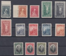 ** 1926 Forgalmi Sor Mi 843-856 - Sonstige & Ohne Zuordnung