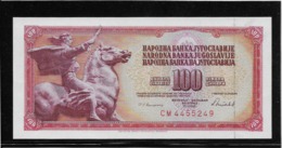 Yougoslavie - 100 Dinara - Pick N°90c - NEUF - Yougoslavie